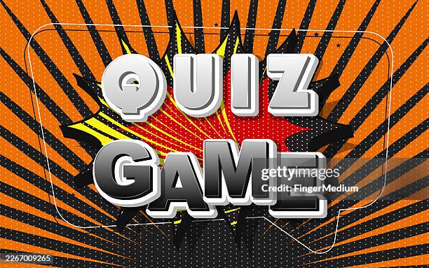 quiz game banner background - game show host illustration stock illustrations