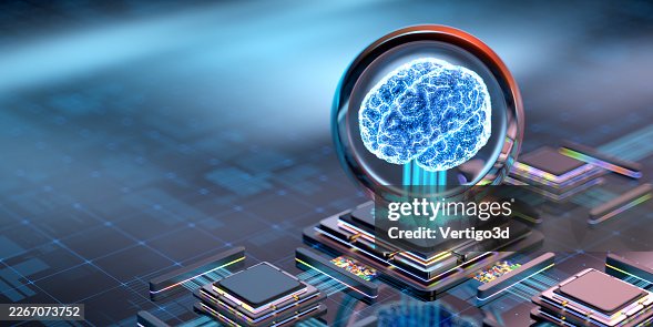 Brains inside sphere on digital processor. Data clusters CPU. Machine learning. Abstract digital background. large language models (LLM), agentic AI technology Brains inside sphere on digital processor. Data clusters CPU. Machine learning. Abstract digital background. large language models (LLM), agentic AI technology
