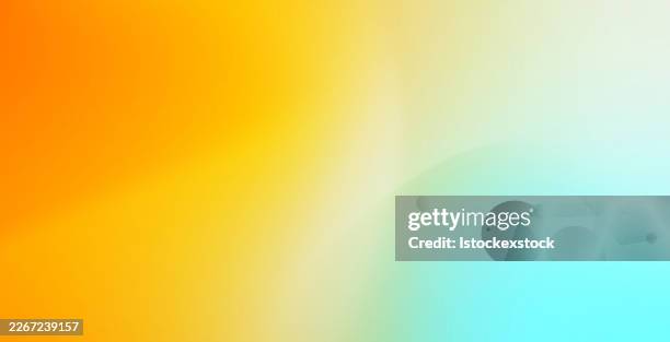 illustrazioni stock, clip art, cartoni animati e icone di tendenza di sfondo astratto degradato con arancione e blu - cielo romantico