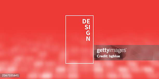 red abstract background with blurred shapes - dance floor background stock illustrations