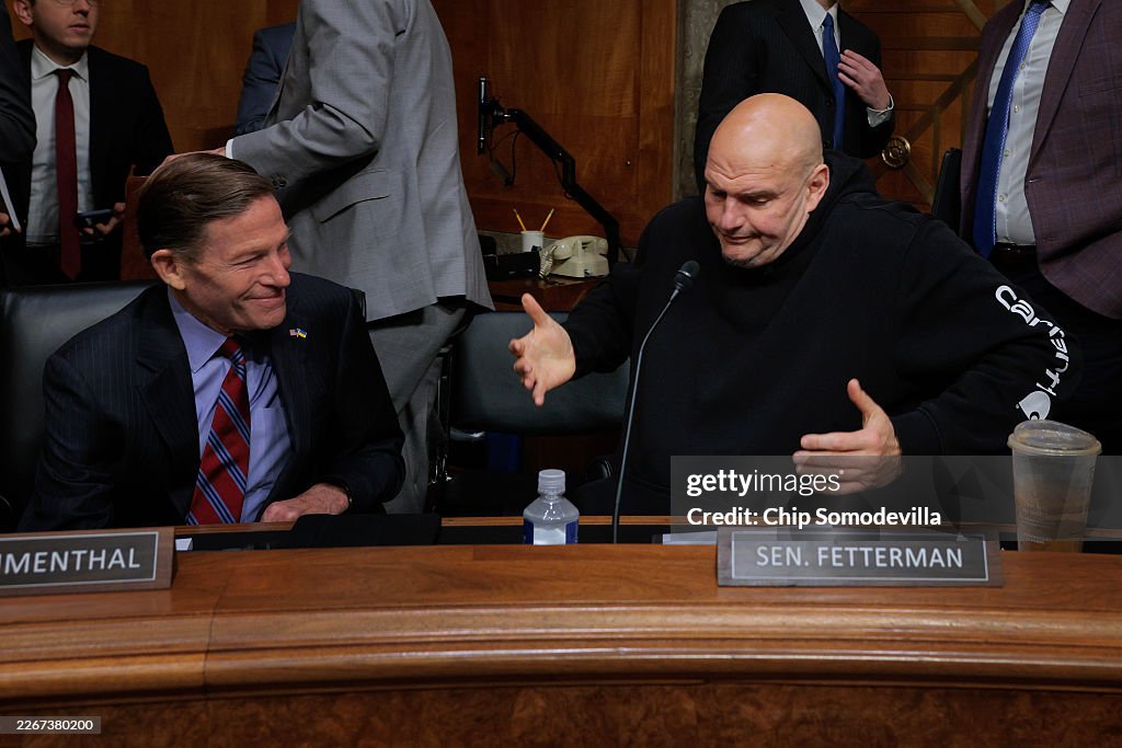 Senate Homeland Security Committee Votes On Advancement Of Nomination Of Sen. Mullin To Be Next DHS Secretary