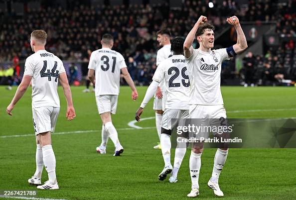 FC Midtjylland v Nottingham Forest FC - UEFA Europa League 2025/26 Round of 16 Second Leg FC Midtjylland v Nottingham Forest FC - UEFA Europa League 2025/26 Round of 16 Second Leg