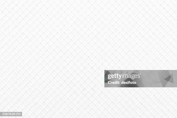 textured waffled white light gray vector background with full frame all over pattern of crisscross slanted checked or checkered pattern design like woven knitted sweater cardigan - table texture stock illustrations