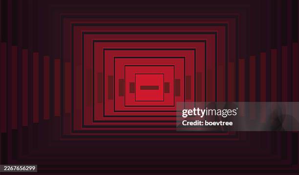 perspective frame pattern design psychedelic background - converging lines black vector stock illustrations