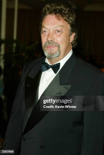 Actor Tim Curry arrives for the 5th Annual Costume Designers Guild Awards at the Beverly Wilshire Hotel on March 16, 2003 in Beverly Hills,...