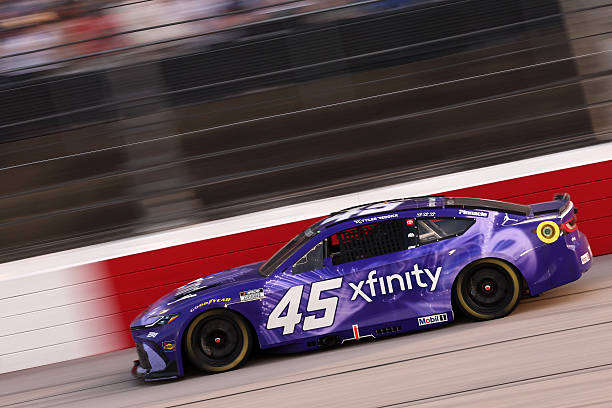 Tyler Reddick, driver of the Xfinity Toyota, drives during the NASCAR Cup Series Goodyear 400 at Darlington Raceway on March 22, 2026 in Darlington,...