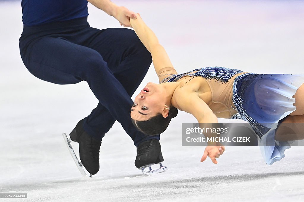 Luke Digby Britain's Anastasia Vaipan-Law and Luke Digby perform during the ...