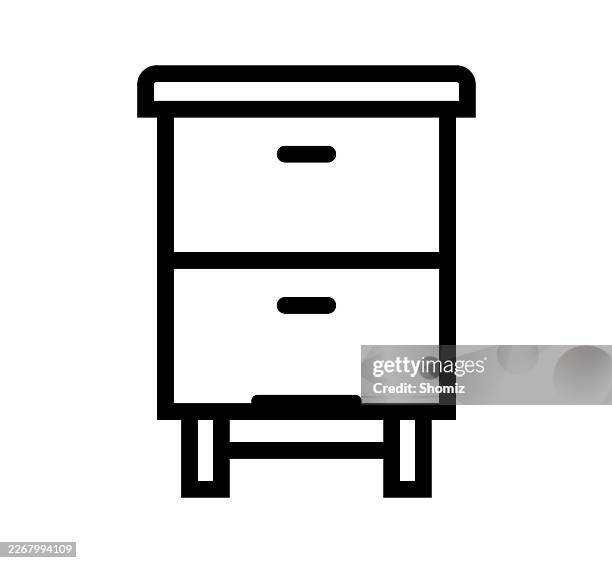 editable line beehive icon - beekeeper stock illustrations