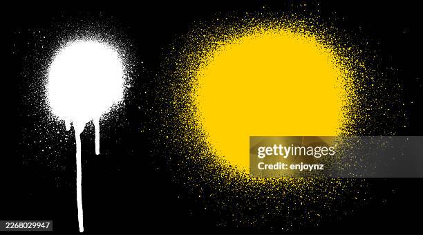 yellow and white spray paint background - color powder stock illustrations