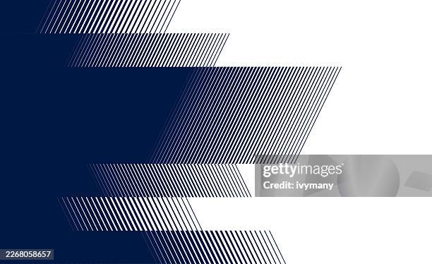 blue half tone speed slant stripe line abstract background - decal stock illustrations