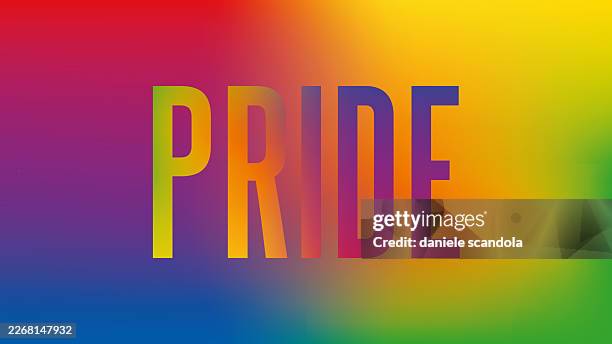 pride presentation template with gradient pride colors. - pride month background stock illustrations