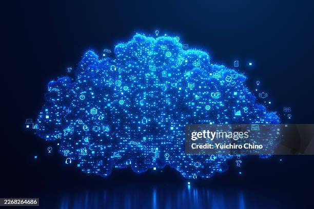 ai cloud computing and data technology, physical ai concept - data visuals stock pictures, royalty-free photos & images