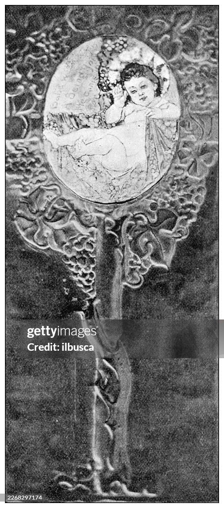 Copper panel with Limoges Plaque