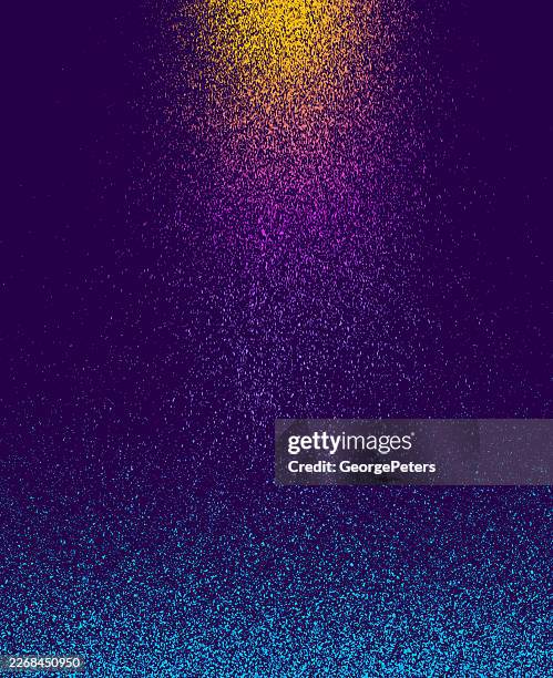 soft, spot lit grainy backdrop background - iridescent bubbles stock illustrations