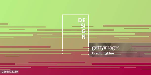 abstract design with horizontal lines and red gradient - trendy background - sunset timelapse stock illustrations