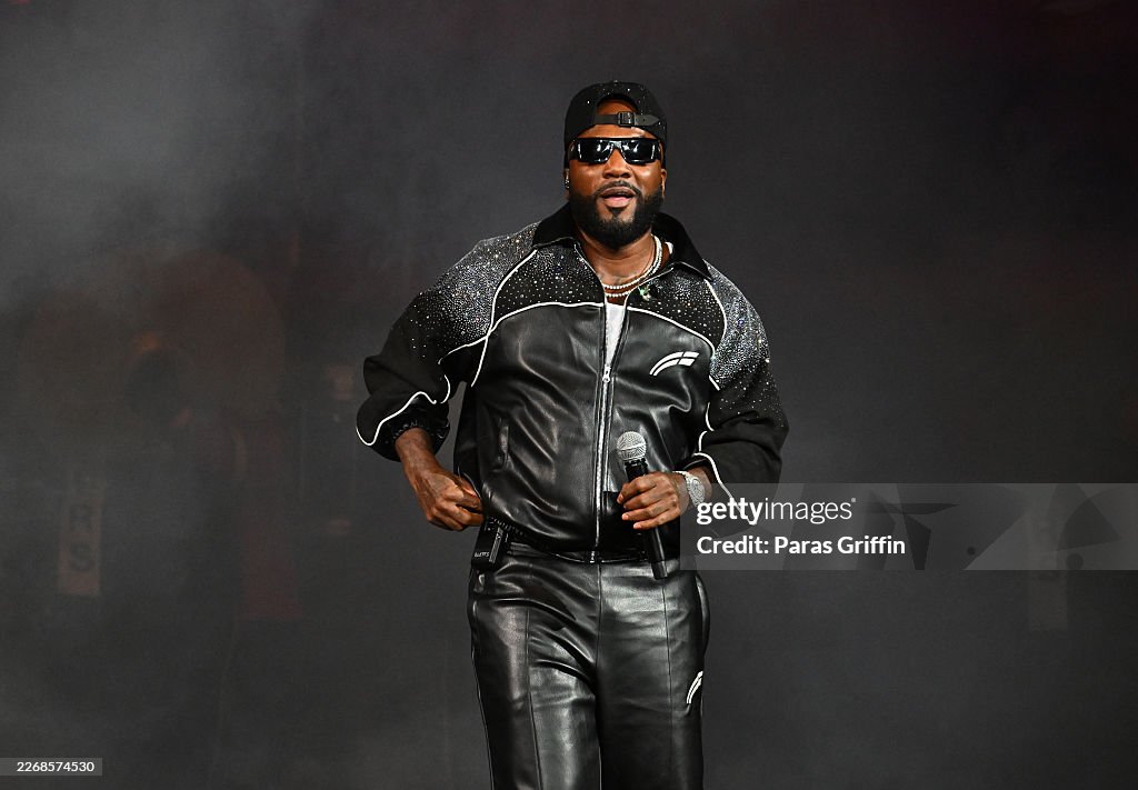 Elgetty Rapper Rapper Jeezy onstage during the 2026 HBCU Awarefest at State Farm ...