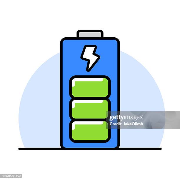 battery charge line art - socket icon stock illustrations