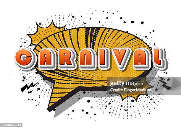 carnival speech bubble banner - fiesta background stock illustrations