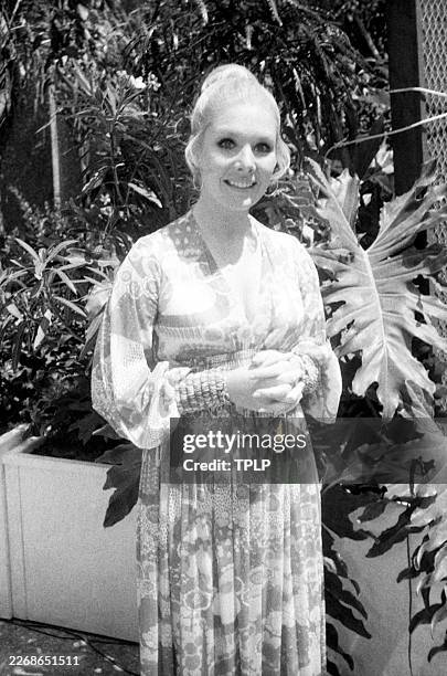 American actress Jacqueline Courtney poses for a portrait during the 1st Daytime Emmy Awards at Rockefeller Plaza in New York, New York, May 28, 1974.