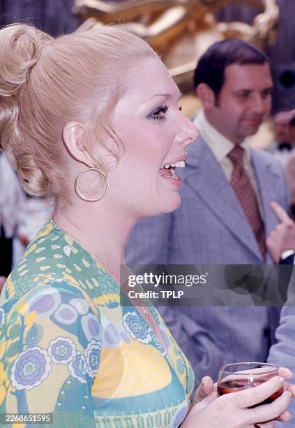American actress Jacqueline Courtney poses for a portrait during the 1st Daytime Emmy Awards at Rockefeller Plaza in New York, New York, May 28, 1974.