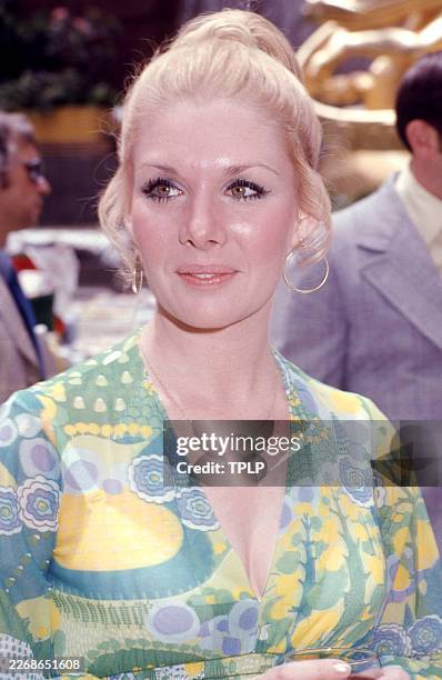 American actress Jacqueline Courtney poses for a portrait during the 1st Daytime Emmy Awards at Rockefeller Plaza in New York, New York, May 28, 1974.
