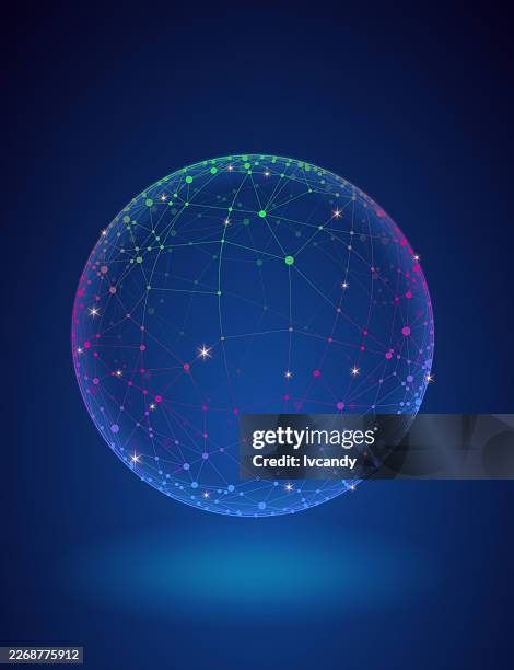 network ball - parallel world stock illustrations