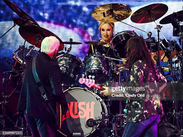 Anika Nilles of Rush performs onstage during the 2026 JUNO Awards at TD Coliseum on March 29, 2026 in Hamilton, Ontario.