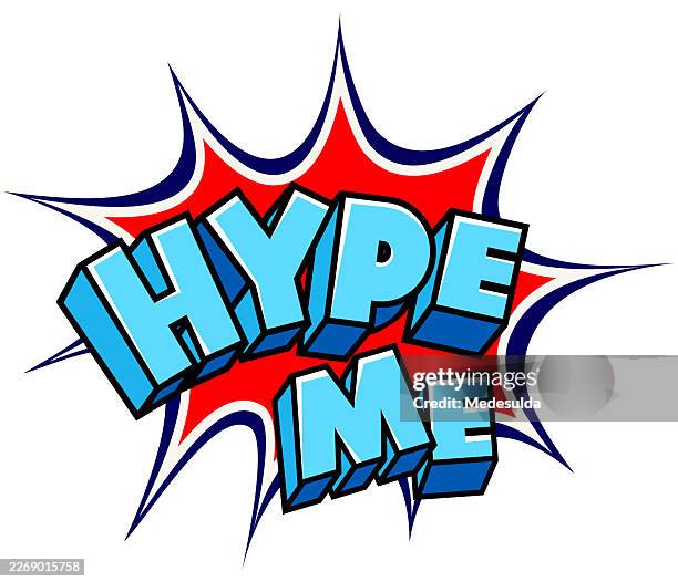 comic book hype me text. - exploding watch stock illustrations