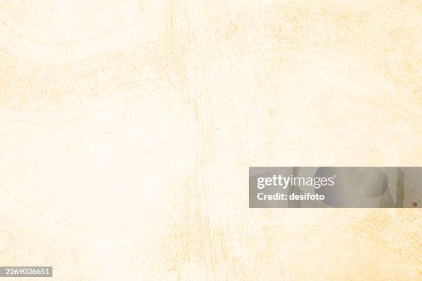 blank empty messy scratched grooved mud light brown beige cream colored vector background like old antique stone concrete plastered abrasive wall, tilled or ploughed field textured land with scratches, lines, grooves etched in curved wave pattern - etched waves illustration stock illustrations