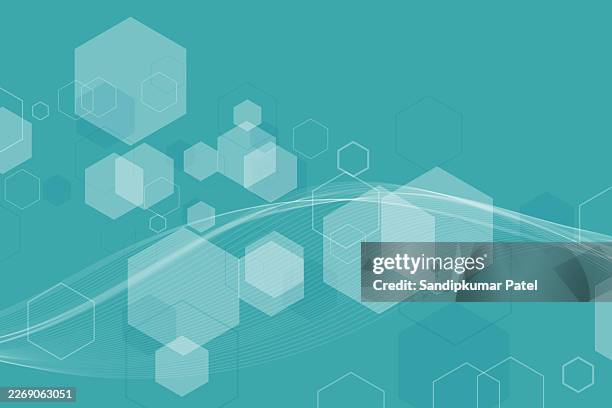 geometric shape with hexagons - abstract pattern background vector clinical stock illustrations