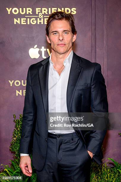James Marsden attends Apple TV's "Your Friends & Neighbors" season 2 premiere at New York Historical on March 30, 2026 in New York City.