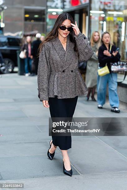 Olivia Munn is seen in Midtown on March 31, 2026 in New York City.