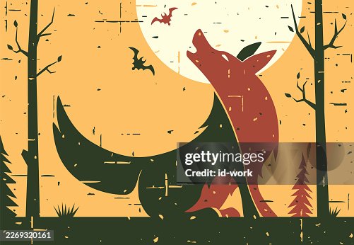 Wolf howling Wolf howling