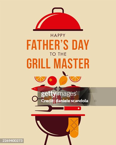 Father’s Day BBQ Card Template. Father’s Day BBQ Card Template.