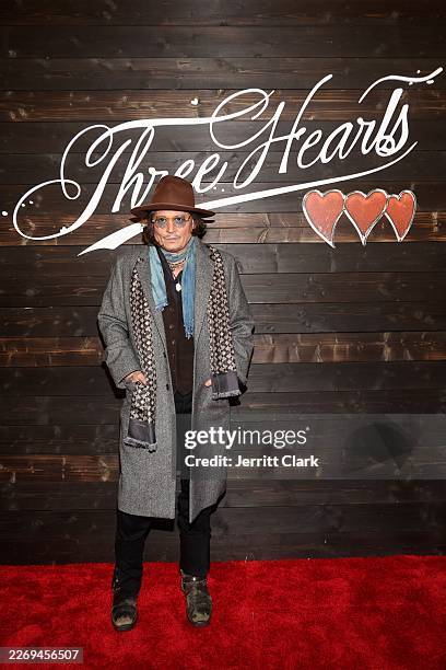 Johnny Depp, Co-Founder, Three Hearts Rum attends The Gathering of Three Hearts at The Ebell of Los Angeles on March 31, 2026 in Los Angeles,...