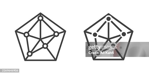 Radar Chart thin line and glyph solid icon. Editable stroke and perfect pixel isolated on transparent background Radar Chart thin line and glyph solid icon. Editable stroke and perfect pixel isolated on transparent background