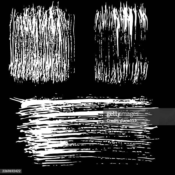 white grunge paint on a black background - punk background stock illustrations