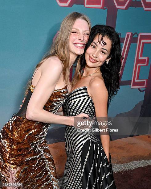 Hunter Schafer and Alexa Demie at HBO's "Euphoria" Season 3 Premiere held at TCL Chinese Theatre on April 07, 2026 in Los Angeles, California.