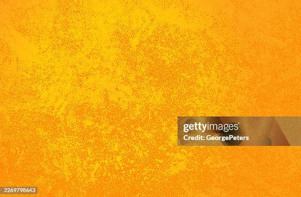 scratched, textured weathered surface orange background - warm rustic background stock illustrations