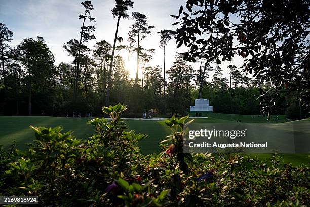 Masters champion Rory McIlroy of Northern Ireland walks down the No. 10 fairway during a practice round prior to the Masters at Augusta National Golf...