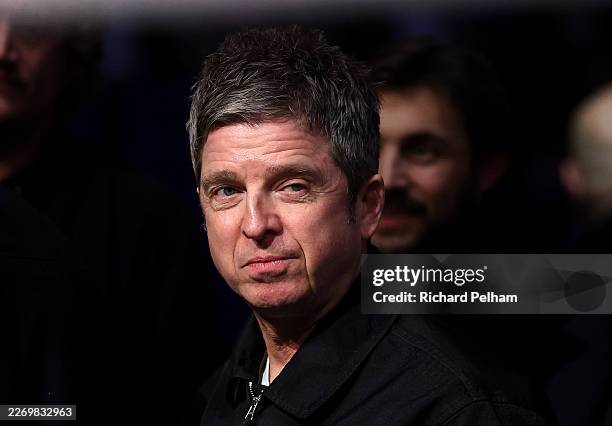 Noel Gallagher in attendance during the Dereck Chisora v Deontay Wilder: 100 fight night at The O2 Arena on April 04, 2026 in London, England.