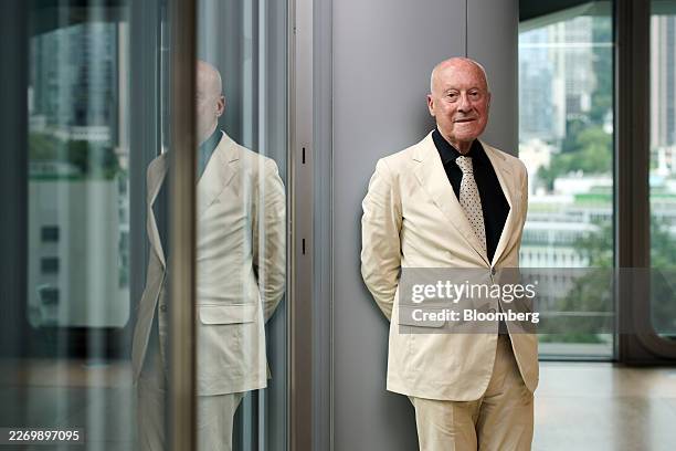 Norman Foster, founder of Foster and Partners, in Hong Kong, China, on Thursday, April 9, 2026. Norman Foster's HSBC building in Hong Kong was a...