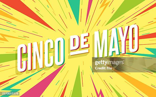 cinco de mayo - zoom date stock illustrations