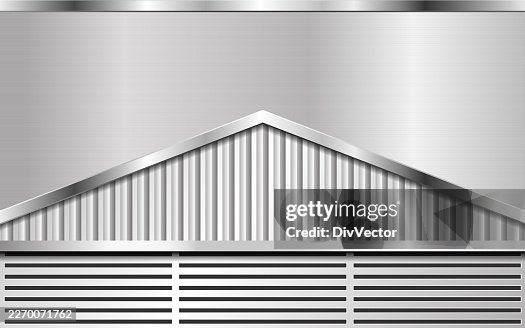 Silver metal sheet pattern Silver metal sheet pattern