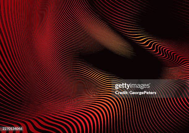 striped swirl pattern abstract background - stretched cloth stock illustrations