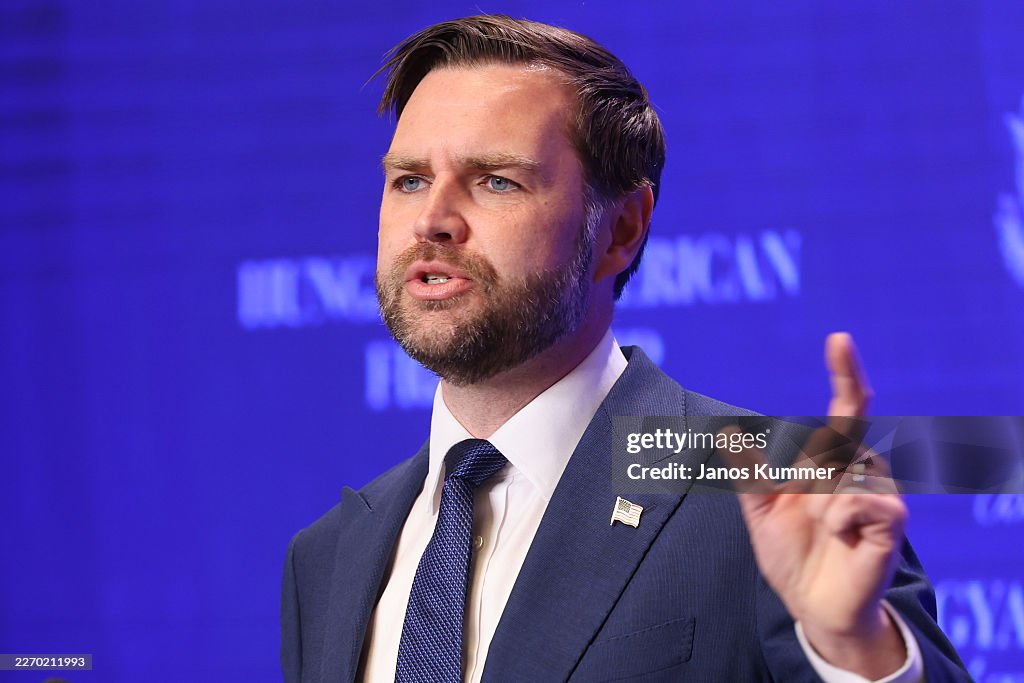 Viktor Orbán Holds A Joint Press Conference With JD Vance