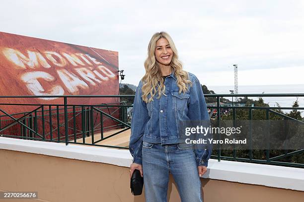 Elena Santarelli during day three of the Rolex Monte-Carlo Masters at Monte-Carlo Country Club on April 07, 2026 in Monte-Carlo, Monaco.