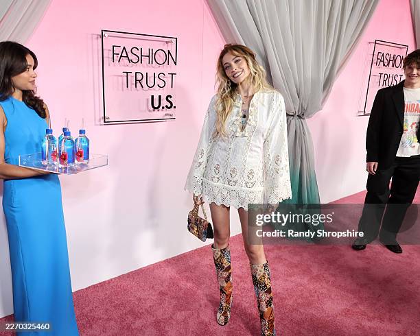 Paris Jackson attends FIJI Water at The Fashion Trust U.S. Awards 2026 at NYA WEST on April 07, 2026 in Hollywood, California.