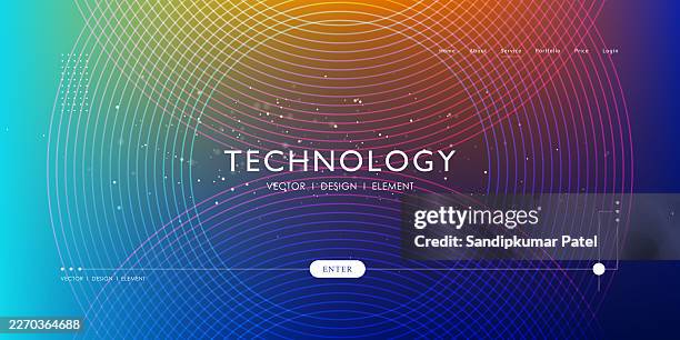 elegant technology background - nice background stock illustrations
