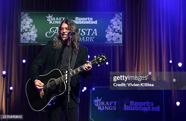 Dave Grohl performs at DraftKings x Sports Illustrated – Augusta After Dark on April 08, 2026 in Martinez, Georgia.